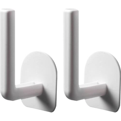 Wall Hooks Strong Hanger Kitchen Bathroom Multi Use Adhesive Hook Door Organizer Cabinet Hook