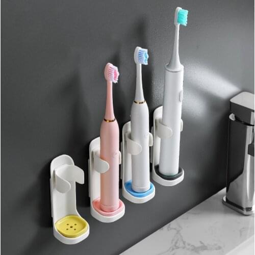 1pc Wall Toothbrush Holder Universal Xiaomi Electric Toothbrush Stand Washroom Wall-Mounted Drilling-free Toothbrush Stand Rack