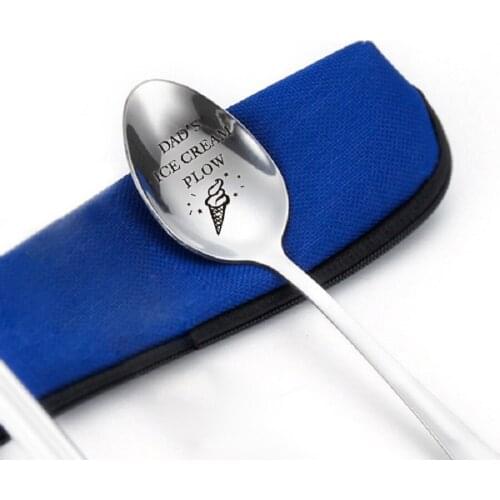 2020 New Vacuum Plating Stainless Steel Coffee Spoon Long Handle Tea Spoons Kitchen Hot Drinking Flatware