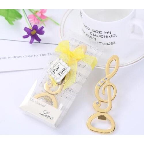 New personality creative notes with diamond beer bottle opener wedding supplies back gift promotion small gifts