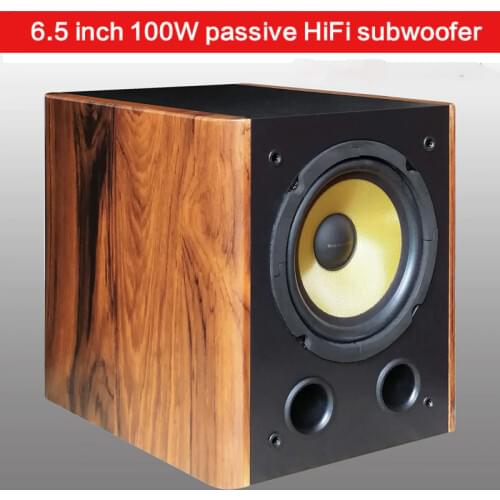 100W High-power 6.5-inch Passive Subwoofer Speaker DIY HIFI Fever Level Swans Speaker Car Home Home Theater Subwoofer 35-600Hz