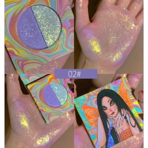 Shading Powder Nose Shadow Silhouette Eye Shadow Silkworm Make-up Tray Shimmer Long-Lasting Waterproof Soft Shimmer Eye Makeup