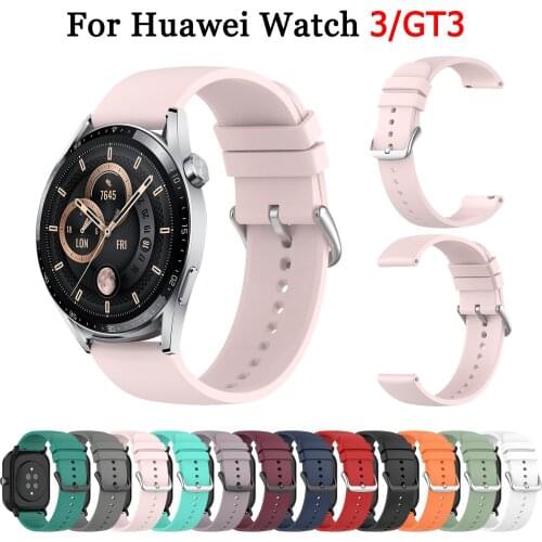 Watch Band For Huawei Watch 3 Pro Wrist Strap For Huawei GT2 Pro/GT 2e Honor ES/Magic 2 Soft Silicone Bracelet Replacement Belt
