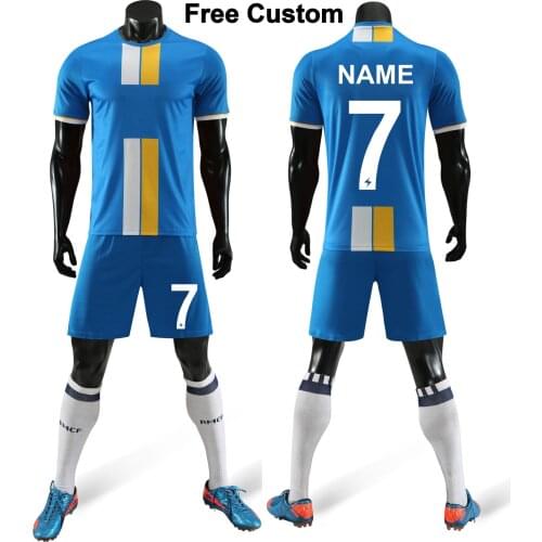 Free Custom Futbol Jersey Shorts Men Boys, Youth Football kit Shorts Sport uniforms, Survetement Soccer training Clothing 8103