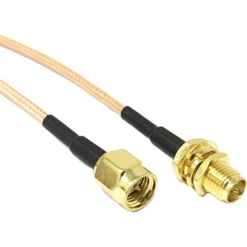 Wifi Antenna Extension RP-SMA Female With Male Pin Switch SMA Male Plug Jumper Cable RG316 15/20/30/50/100cm Wholesale