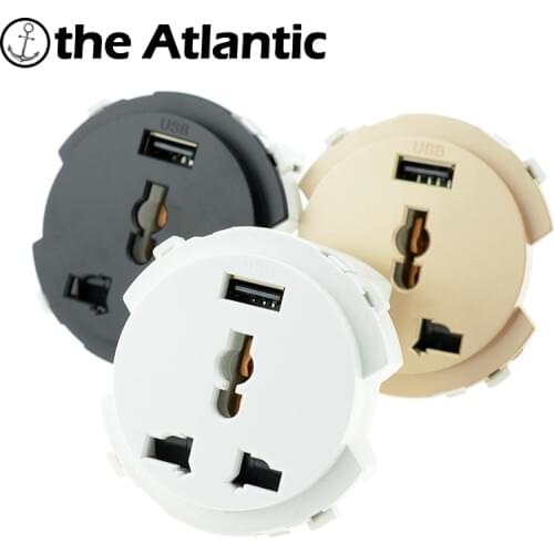 L1 DIY Custom Universal Socket With USB Adapter Wall Electric Socket USB Power Socket Outlet Modular Custom USB Sockets