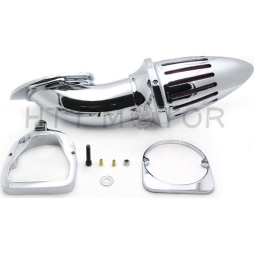 Aftermarket free shipping motorcycle parts Spike Air Cleaner Kits intake filter for Honda Spirit ACE 750 1998-2013 CHROMED
