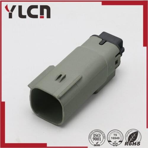 High quality Plug 4pin auto waterproof plug electric gray sensor housing plastic connector