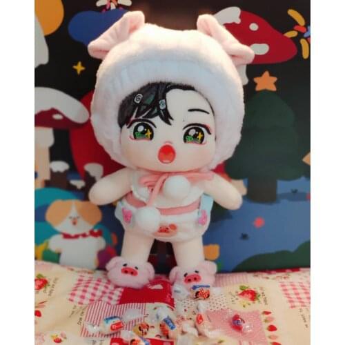 Limit The Untamed Wang yibo Xiao zhan star plush doll toy stuffed rabbit pig clothes costume MDZS cute lovely Cos Gift