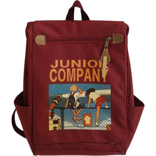 Women Backpack Retro Cartoon Printing Nylon Waterproof Shoulder Bags School Back Mochilas bagpack Mopacks for Teenage Girl