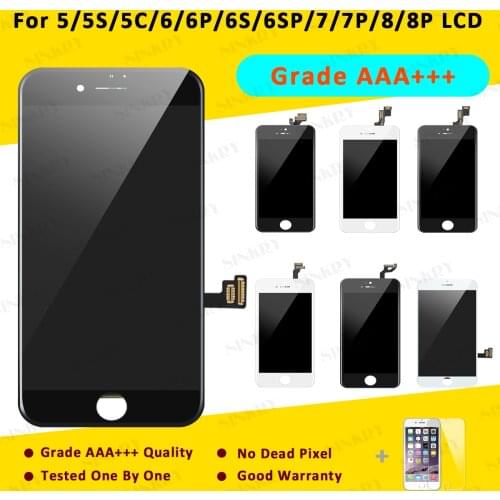 10 Piece Grade AAA+ Replacement Touch Screen Digitizer Assembly LCD For iPhone 5S 6 6S 7 8 Plus Display