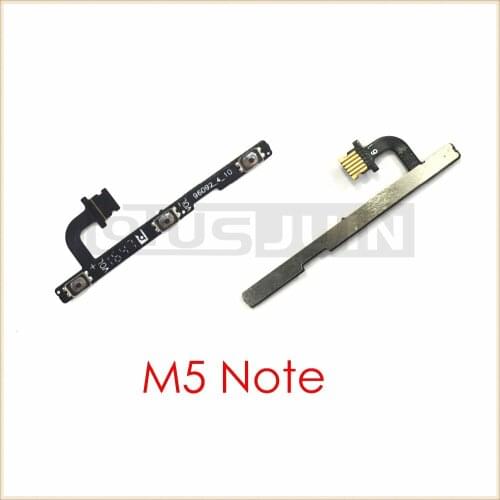 10pcs new original High Quality power on/off and Volume up/down Button Flex Cable For Meizu M5 Note