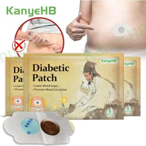 18pcs/3bags Diabetic Patch Natural Herbal Cure Lower Blood Glucose Treatment Sugar Balance Burning Fat Medical Diabetes Plaster