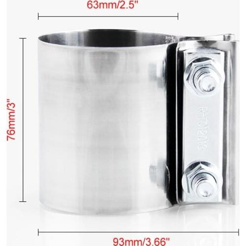 2.5'' Easy Seal Stainless Steel Joint Band Exhaust Clamp High Quality