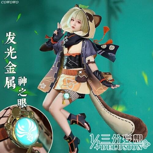 Anime! Genshin Impact Sayu Game Suit Elegant Lovely Uniform Cosplay Costume Halloween Party Role Play Outfit For Women 2021 NEW