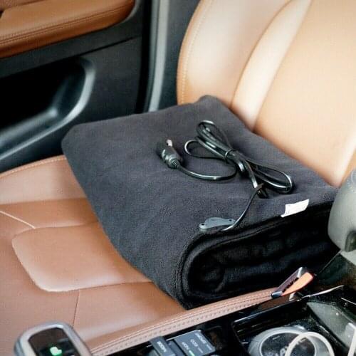 150*110cm Car Heating Blanket Winter Heated 12V Lattice Energy Saving Warm Auto Electrical Blanket For Car Constant Temperature
