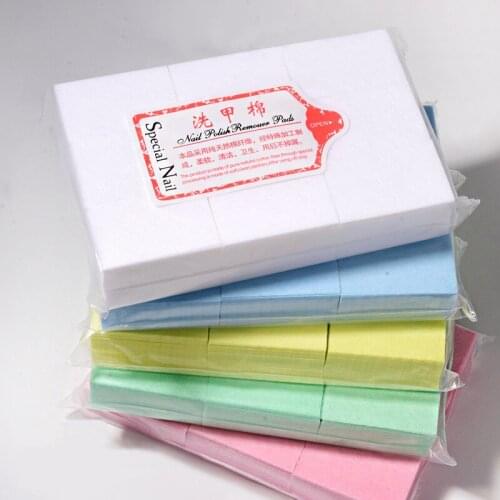 Lint-Free Nail Polish Remover Cotton Wipes UV Gel Nail Tips Polish Cleaner Paper Pad Nails Polish Art Cleaning Manicure Tools