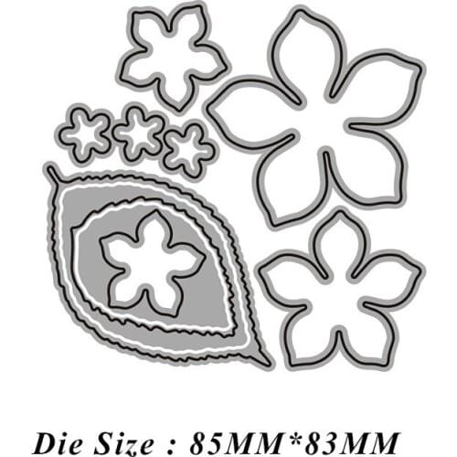 Flower Combination Metal Metal Cutting Dies 2021 New Diy Die Molds Scrapbooking Paper Making Die Cuts Crafts