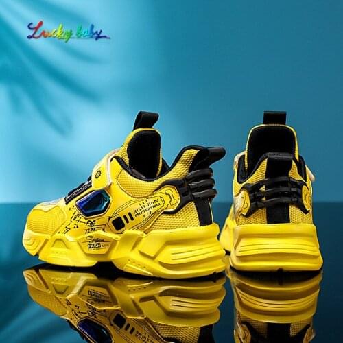 2021 Children Fashion Sports Shoes Boys Running Leisure Breathable Outdoor Kids Shoes For Girls Lightweight Sneakers Shoes