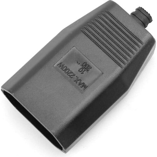 European Standard Female Hole Socket Two-pole Power Extension Cord Plug Outlet