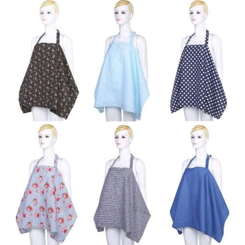 Baby Breastfeeding Nursing Maternity Apron Soft Cover Nursing Poncho Cover Up Cotton Blanket Shawl for Mother Breast Feeding