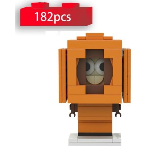 Cartoon South Park Kenny McCormick Figures Building Blocks Brickheadz Model MOC Bricks DIY Toys for Children Collection Gifts