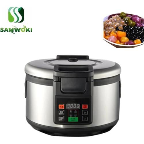 16L Bubble tea pearl Cooking pot Tapioca pearls boiling machine pearl cooker Milk tea shop red bean boiler machine 110v 220v