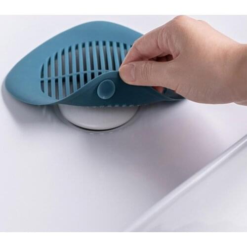Bathroom Floor Drain Reusable Soft Silicone Ventilation Hair Dust Drain Strainer Easy to Clean Tear Resistant Versatile Stopper