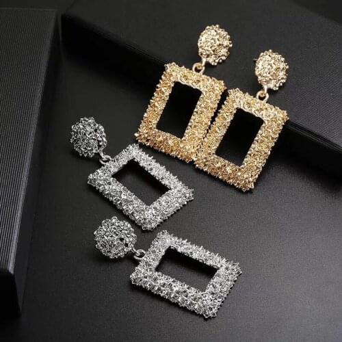 Cingesto Fashion Statement Earrings 2018 Big Geometric earrings For Women Hanging Dangle Earrings Drop Earing modern Jewelry