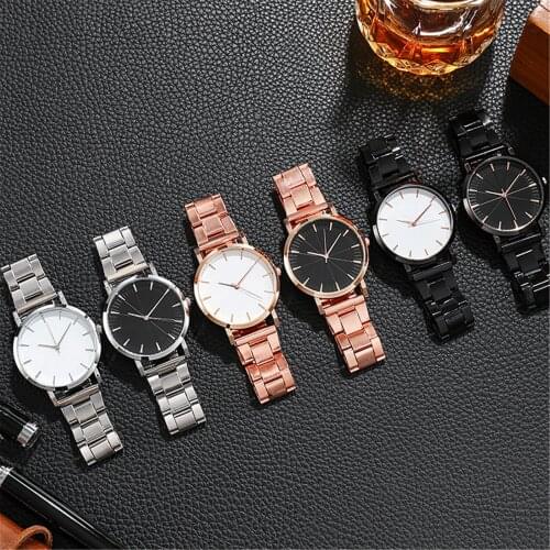 OTOKY Stainless steel strap mens fashion business mens quartz watch 2021 new fashion trend handsome success mens Watch