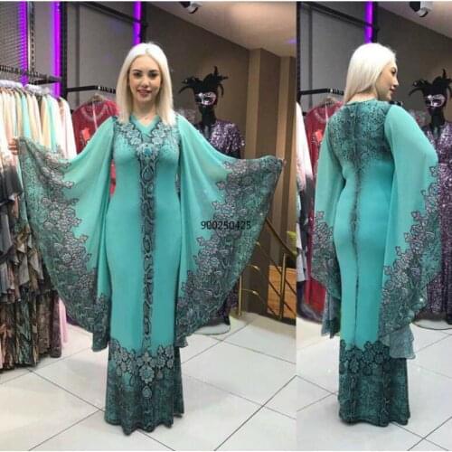 New African Women Dresses New V-neck Printed Fashion Temperament Dashiki Slim Sexy Evening Long Ruffle Sleeve 3 Color Dresses