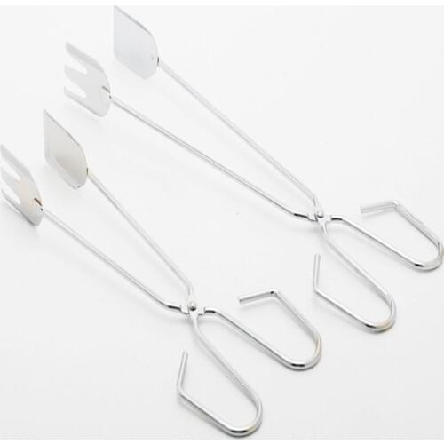 NEW Metal heat resistant Cooking Kitchen Food Carbon Oven Charcoal Salad Tong Barbecue meat Clip BBQ Grill kitchen supplies tool