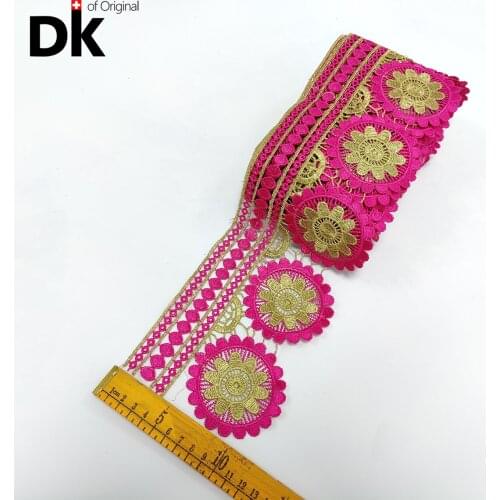 New Style!! 5 Yards African Lace Fabric 2021 High Quality Swiss Voile Sewing Ribbon For DIY Handicra Sewing 100% Cotton Material