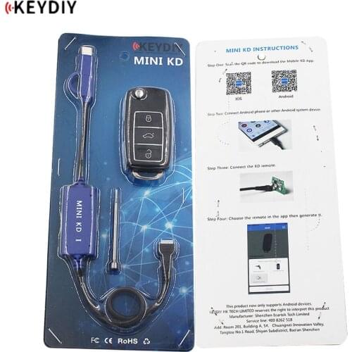 Original KEYDIY Mini KD Key Maker Generator Remotes Warehouse in Your Phone Support Android Make More Than 1000 Auto Remotes