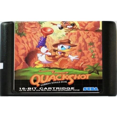 Quack Shot 16 bit MD Game Card For Sega Mega Drive For SEGA Genesis