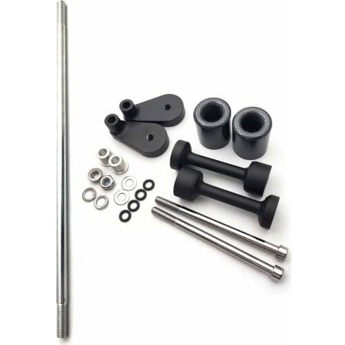 Aftermarket Free shipping motorcycle parts No Cut Frame Slider For Kawasaki 2008 2009 2010 2011 2012 Ninja 250 250R EX250 carbon