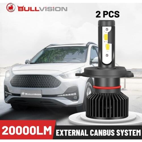 Bullvision H7 LED Headlight 20000LM Canbus Error Free H4 H1 H13 H3 9012 HIR2 5202 9007 9008 9005 9006 9003 HB3 HB4 HB5 H11 H8 H9