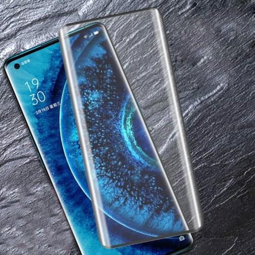 Screen Protector For Find X2 3D Curved Full Glue Coverage Tempered Glass For OPPO Find X2 Pro Screen Protector Protective Film