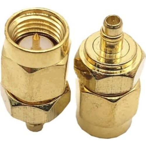 1pcs SMA Male To MMCX Male RF Coaxial Connector Adapters