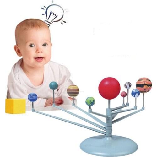 1pcs Solar System Model Kids Science Planets Celestial Orbiter Sun Series Astral DIY Teaching Supplies Learning Education Toy