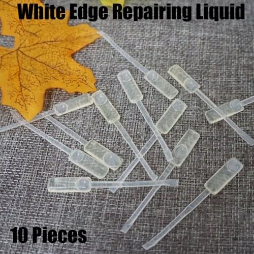 10PCS phone Toughened glass film white liquid oil removing filler, film sticking tool, white edge repairing liquid for iphone