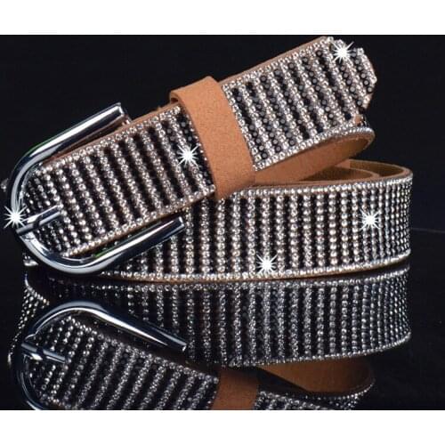 1piece110x2.8cm womens shining belt waist chain crystal rhinestone belt full rhinestone deluxe wideparty club belt sequinedbelt