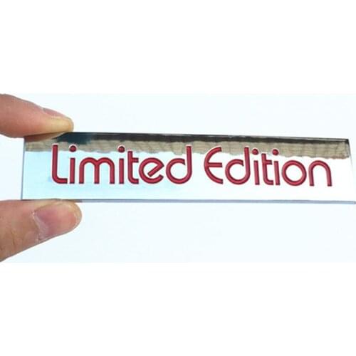 3D Limited Edition Badge TSI Body Emblem Tail Car Sticker for Volkswagen VW Touareg Golf 4 5 6 7 GTI POLO CC Passat B5 B6 B7