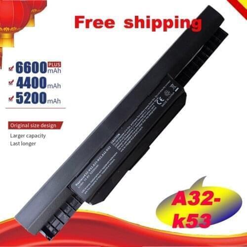 Laptop battery A32 K53 for asus k53s batteries x54h a32-k53 k53t battery for laptop k53e k53 a32 notebook battery Free shipping