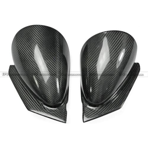 Car-styling For Evolution 7 8 9 carbon fiber Ralliart Mirror (electric) Rear View Mirror Cover RHD
