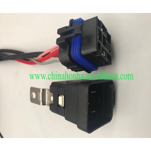 Freeshipping Brand New 4pin way Waterproof Integrated 12v 40A 4pin Auto Relay and Relay Holder Socket for Car Electronic Device