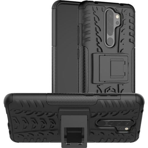 For Xiaomi A3 CC9E 9T 9 Redmi 7A K20 K20 Pro Note 7C 6 7 8 Pro Case Hard Plastic Soft Silicone Hybrid Armor Stand PC + TPU Cover