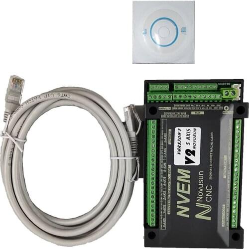 CNC controller MACH3 New upgraded version of Ethernet interface board 3 axis 4 axis 5 axis 6 axis control card NVEM