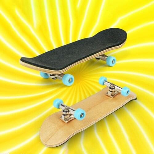 Creative Fingertip Movement Finger Board for Children Mini Finger Skateboard Alloy Skate Boarding Toys Gifts