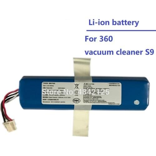 5200mAh Li-ion Battery for 360 Robot Vacuum Cleaner S9 Accessories Spare Parts Charging Battery
